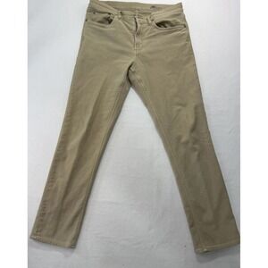 Faherty 31x30 Men's Pants Casual Preppy Stretch Brown Khaki Pockets